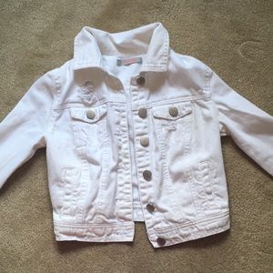 White denim jacket